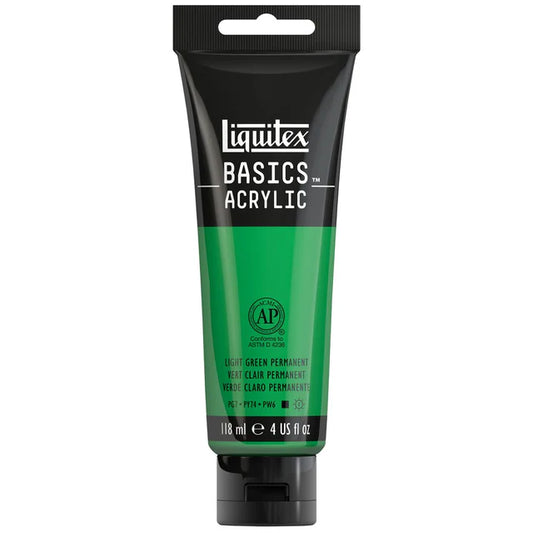 Liquitex Basics Acrylic 118ml - Light Green Permanent