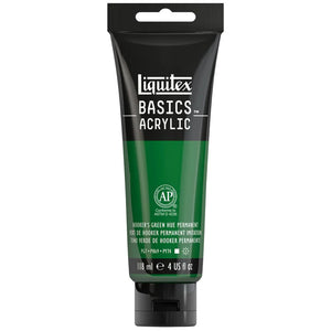 Liquitex Basics Acrylic 118ml - Hooker's Green Hue