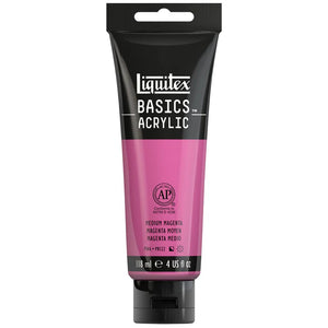 Liquitex Basics Acrylic 118ml - Medium Magenta