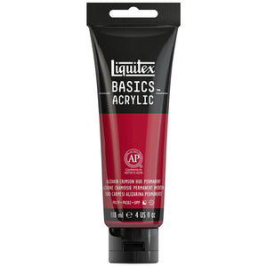 Liquitex Basics Acrylic 118ml - Alizarin Crimson Permanent Hue