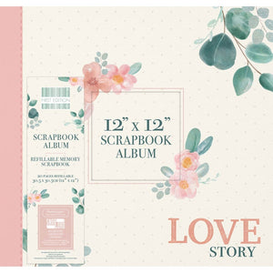 First Edition 12x12 Scrapbook Album - Love Story