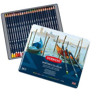 Derwent Watercolour Pencils 24 Tin