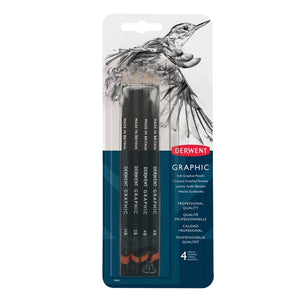 Derwent Graphic Pencil Sketching Set (4 Pack)