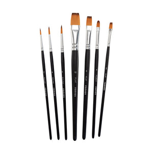 Reeves Watercolour Brush Set - Short Handle (7 Pack)