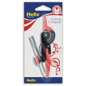 Helix Locking Compass (Assorted Colours)