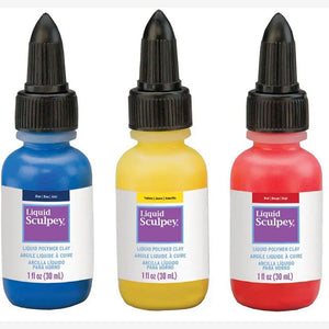 Liquid Sculpey Multi Pack Primary Red, Yellow and Blue