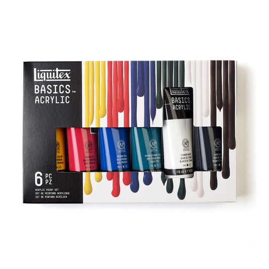 Liquitex Basics Acrylic Set - 6 x 118ml