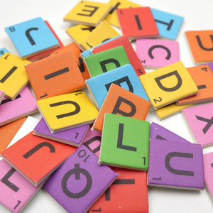 Dovecraft Mini Letter Tiles Brights - 200 Pieces