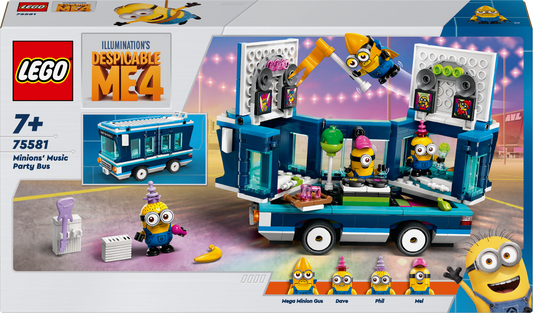 Lego Despicable Me 4 Minions Music Party Bus