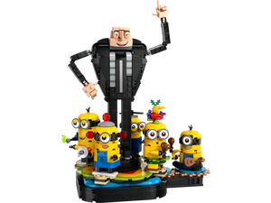 Lego Despicable Me 4 Brick-Built Gru and Minions