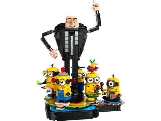 Lego Despicable Me 4 Brick-Built Gru and Minions