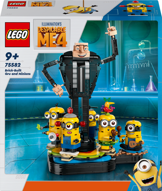 Lego Despicable Me 4 Brick-Built Gru and Minions