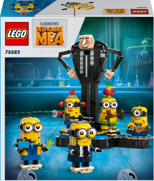 Lego Despicable Me 4 Brick-Built Gru and Minions