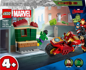 Lego Marvel: Iron Man with Bike and The Hulk