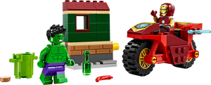 Lego Marvel: Iron Man with Bike and The Hulk