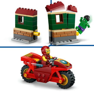 Lego Marvel: Iron Man with Bike and The Hulk