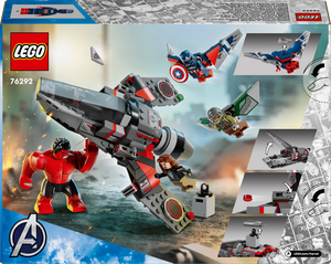 Lego Marvel Captain America vs. Red Hulk Battle