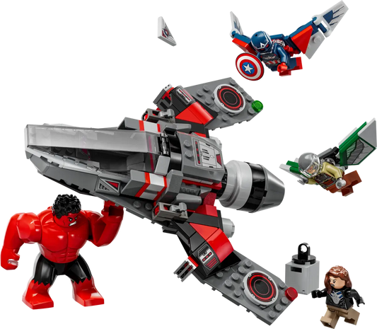 Lego Marvel Captain America vs. Red Hulk Battle