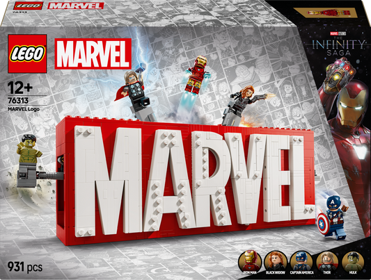 Lego MARVEL Logo & Minifigures