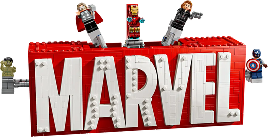 Lego MARVEL Logo & Minifigures