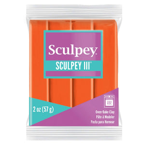 Sculpey III Oven Bake Clay 2oz Just Orange