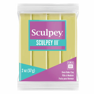 Sculpey III 2oz Glow In The Dark Clay