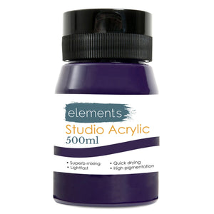 Elements 500ml Acrylic Violet