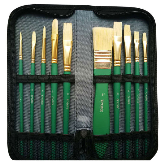 Create Oil 10 Brush Wallet Case