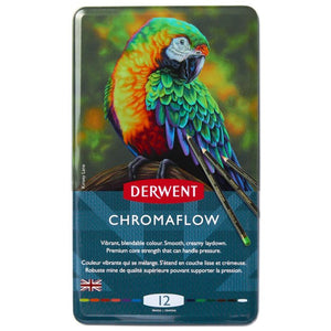 Derwent Chromaflow Pencils Tin 12