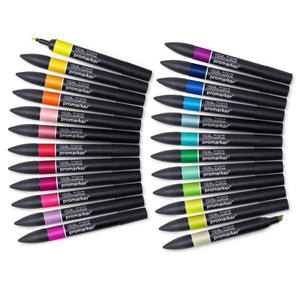 Winsor & Newton Promarker Wallet 24 Set - Student Designer