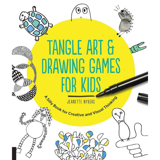 Tangle Art And Drawing Games For Kids Book