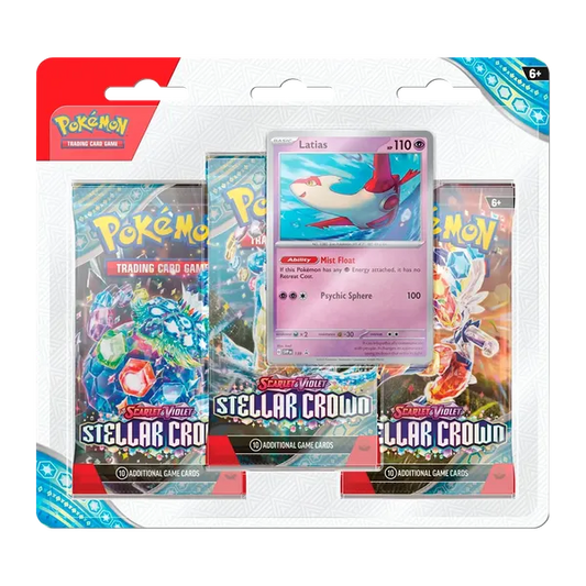 Pokémon Scarlet & Violet Twilight Stellar Crown Booster (3 Pack)