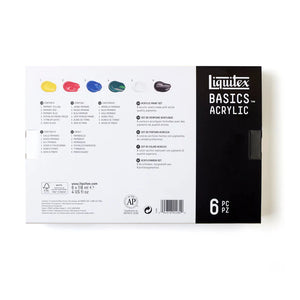 Liquitex Basics Acrylic Set - 6 x 118ml