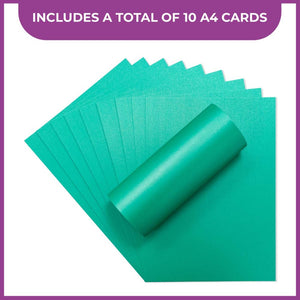 Centura Pearl A4 Colour Card - Xmas Green