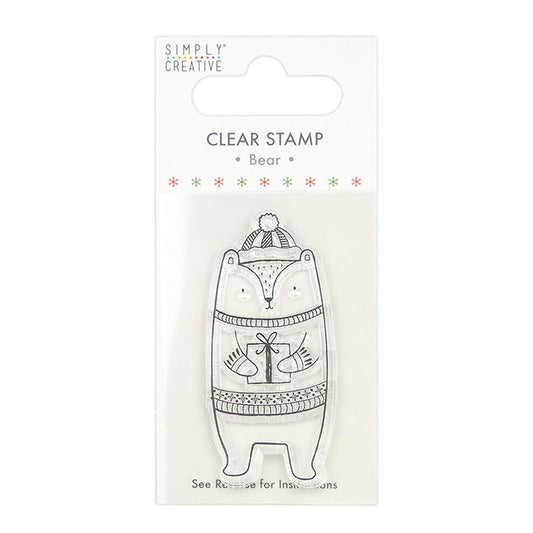 Simply Creative Xmas Stamp Bear