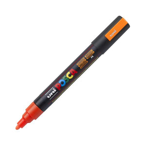 uni Posca PC-5M Medium Bullet Tip Paint Marker Fluorescent Orange