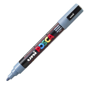 uni Posca PC-5M Medium Bullet Tip Paint Marker Slate Grey