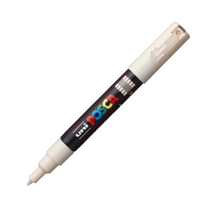 uni Posca PC-1M Extra Fine Bullet Tip Paint Marker Beige