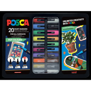 Posca Markers POP Colours - Tin Of 20