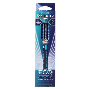 Oxford Cyber Eco HB Pencil Set of 12 - Blue