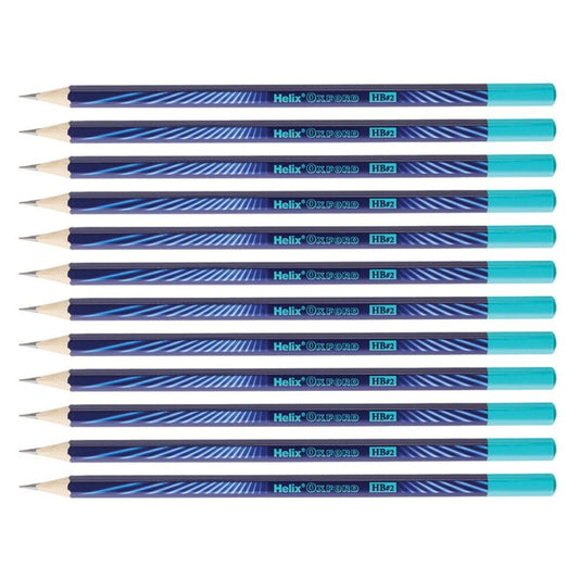 Oxford Cyber Eco HB Pencil Set of 12 - Blue