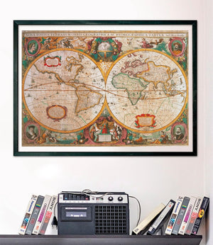 Old Map 1000 Piece Jigsaw Puzzle