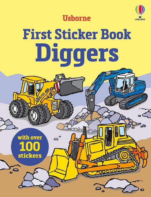 First Sticker Book - Diggers