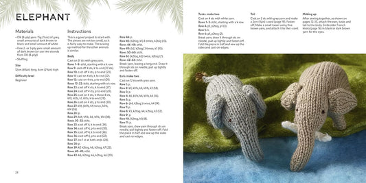 Knit a Mini Safari Book by Sachiyo Ishii