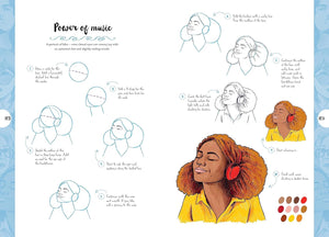 10 Step Drawing: Faces Book