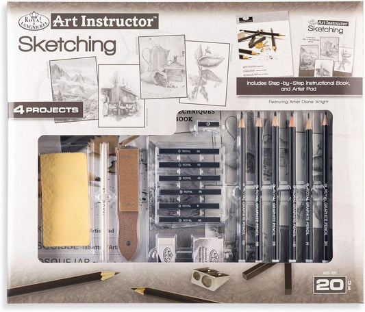 Royal & Langnickel Art Instructor Sketching 20 Piece Set