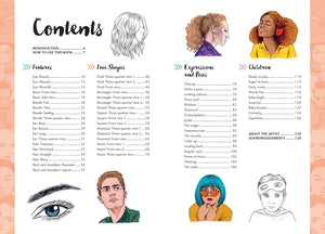 10 Step Drawing: Faces Book