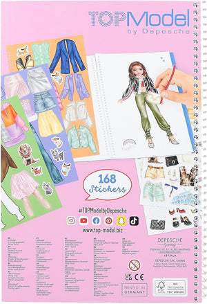 TOPModel Dress Me Up Big Sticker Book