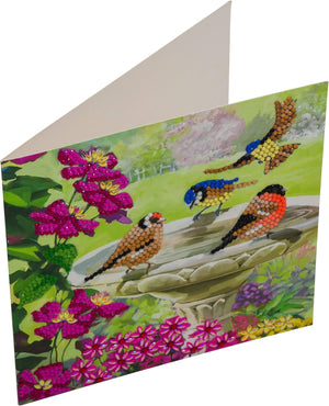 Crystal Art Card Kit - Birds