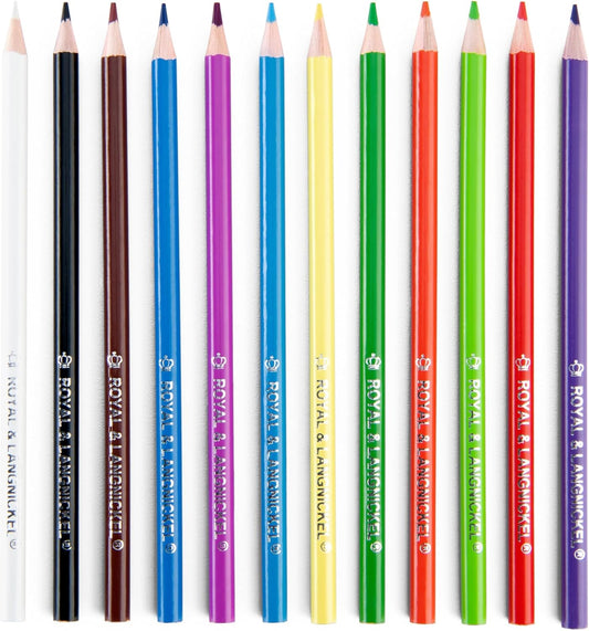 Royal & Langnickel Bright Coloured Pencils - Pack of 12